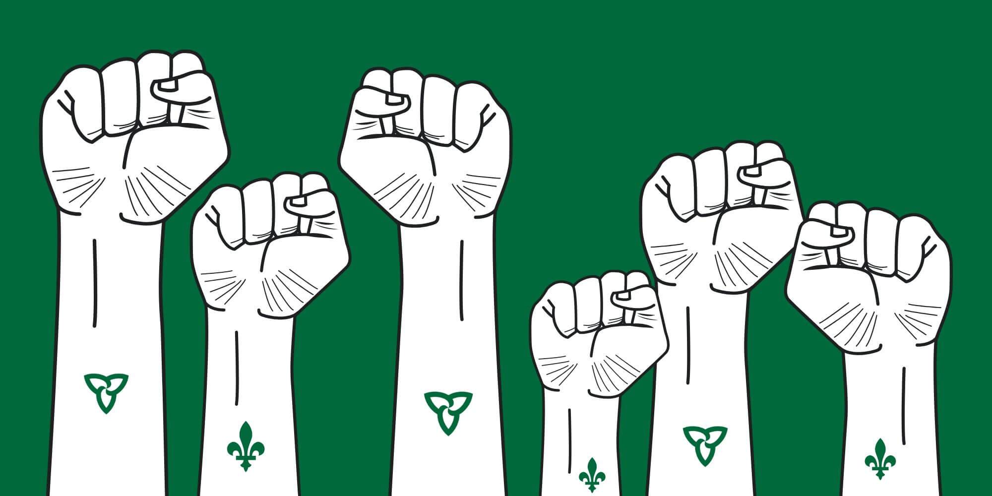 Lutte franco-ontarien.ne.s