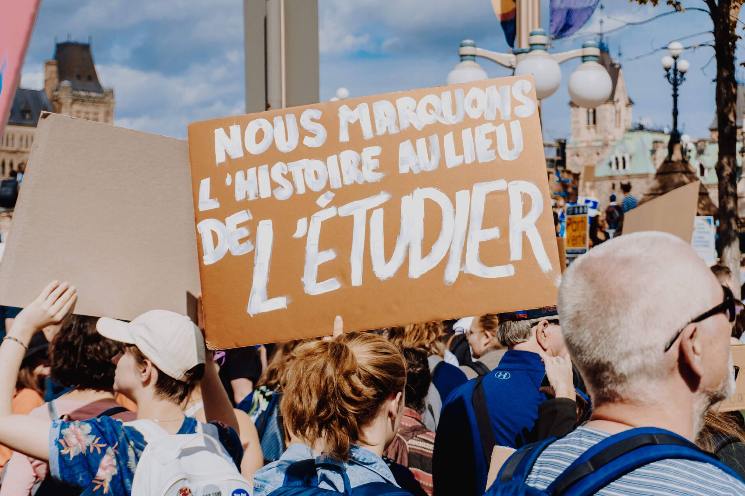 manifestation pour le climat